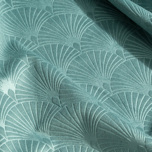 Velvet Juliet Curtain 140 x 250 Sea Splendor