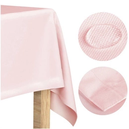 Tablecloth 140x200 Stainproof Classic Elegant Pink