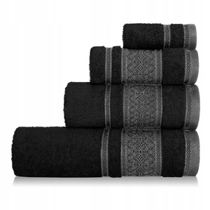 Kitchen Cloth 30 x 30 Cotton Panama Black