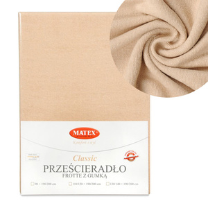 140 x 200 Terry sheet with elastic CLASSIC 16