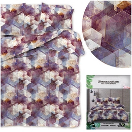 Bedding 200 x 220 3pc Satin Maria 2544