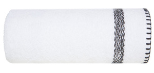 Towel 50 x 90 Bath Frotte Viera 01 White