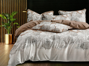 Bedding set 200 x 220 3 pieces Satin Dalwin 1001