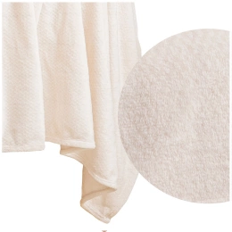 70 x 150 Plush Microfiber Willy Cream Blanket