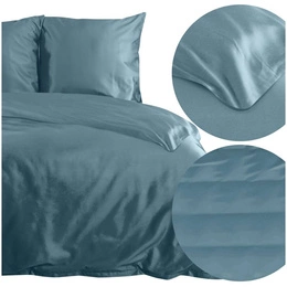 Bedding 180 x 200 3pc Satin Nova3 Petrol