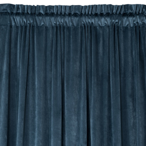 Pierre Cardini Tape Curtain 140 x 300 Navy Blue