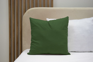 Cotton pillowcase 45 x 45 Uniform Ola Bottle Green