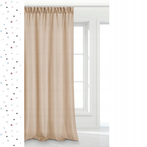 Curtain 140 x 270 Decorative Tape Viva Beige