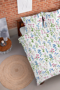 Bedding 220 x 200 3pc Flannel Cotton Laura 5634A